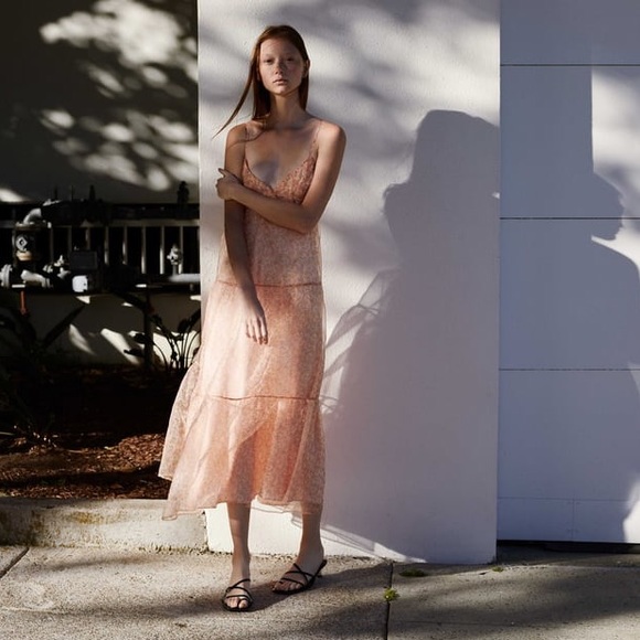 floral organza dress